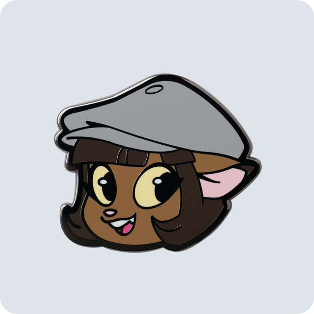 Ivy Face Pin