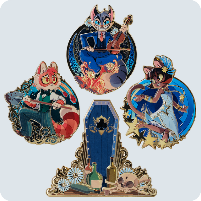 Jumbo Pin Set - Lackadaisy