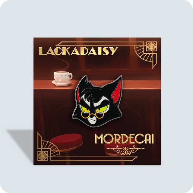 Mordecai Face Pin